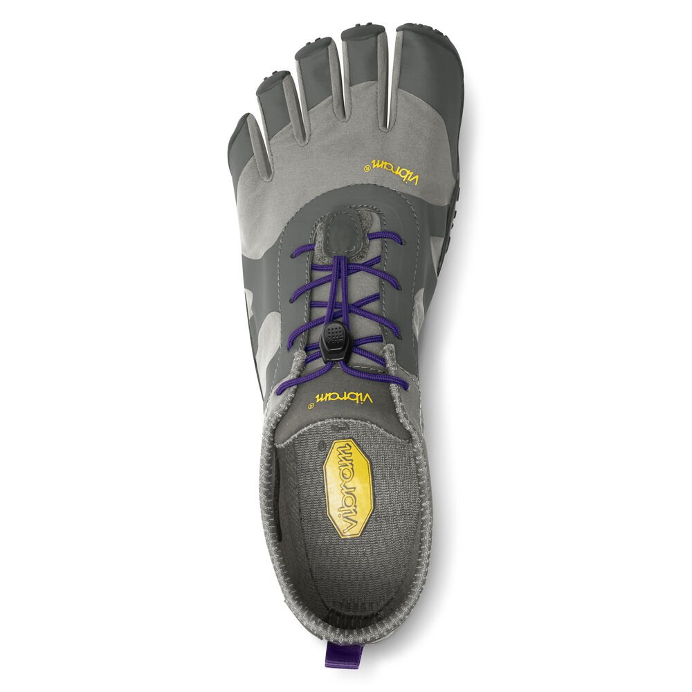 Vibram FiveFingers Dame Træningssko Grå/Lilla - V-Alpha - 0316MFGNH